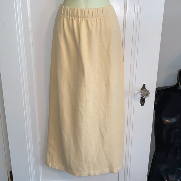 Vintage Dresses & Skirts - Vtg Only In‎ USA yellow maxi sweater skirt